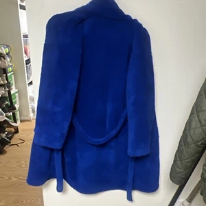 Bare Cotton Luxury Hotel &Spa Royal Blue Bathrobe - Kids/ Teen Large  - Picture 1 of 3