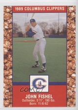 1989 Cracker Jack Columbus Clippers Police John Fishel #20