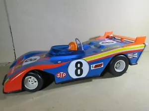 750R Jouets Mont Blanc France Ferrari 312 PB #8 Tôle & Plastique L 26.3 cm - Imagen 1 de 9