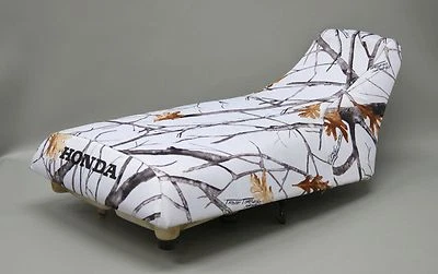 HONDA TRX350 FOREMAN 350 Seat Cover 1986-1989 SNOW CAMO or 25 Colors  (BLACK ST) Foto 1 de 4