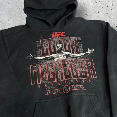 UFC Hoodie Mens Black Sweatshirt Pullover Size S - Image 1 of 4
