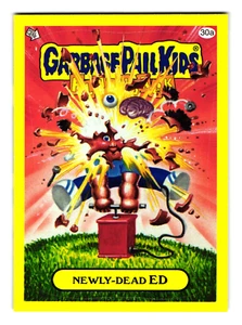 Newly-Dead Ed 2011 Garbage Pail Kids Flashback Series 3 Parody Sticker - Picture 1 of 2