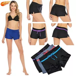 Womens Light Shorts Board Shorts Swimwear Bathing Suit Casual Tankini Bottom - Picture 1 of 15