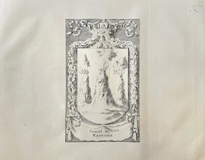 Antique Topographical - Dahlberg - Vastmanland's Coat of Arms - Heraldry - E1 - Picture 1 of 2