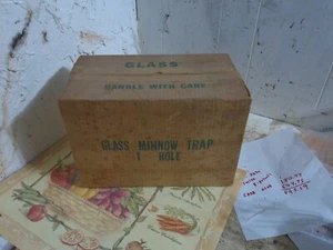 ORIGINALC.F. Orvis Glass Minnow Trap in original factory sealed box NOS - Picture 1 of 4