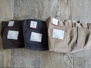 Mens Croft & Barrow Classic Fit Stretch Corduroy Flat-Front Pants Colors! NEW - Picture 1 of 5