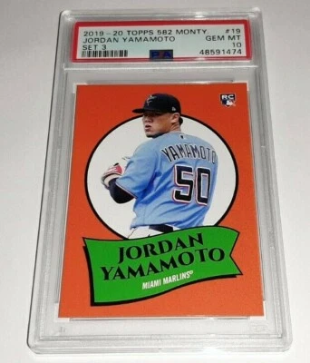2019-20 Topps 582 Montgomery Set 3 #19 Jordan Yamamato RC Rookie PSA 10 Gem Mint - Image 1 of 2