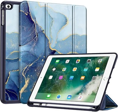 Case For Apple iPad 9.7'' 6th Gen 2018 with Pencil Holder TPU Matte Back Cover - Image 1 of 4