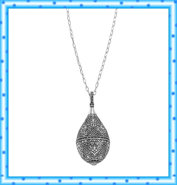 Brighton Sahuri Lantern Convertible Long Necklace Crystal Silver Jl6861