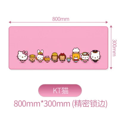 Hello Kitty Large Extended Gaming Non-Slip Mouse Mat Pad Mousepad Computer PC - Image 1 of 2