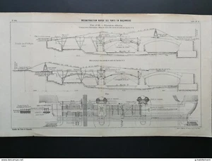 ANNALES PONTS et CHAUSSEES - Reconstruction Rapide des Ponts en Maçonnerie 1916 - Imagen 1 de 5