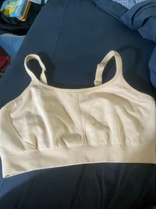 Soma Sport Seamless Ballett Rücken BH ohne Bügel gefüttert Damen Large Beige - Bild 1 von 3