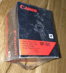 Lot de 10 disquettes vidéo Canon VF-50 neuves ancien stock emballage légèrement abîmé - Photo 1/4