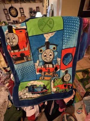 Thomas the Train Friends Fleece Throw Blanket 60"x48" Soft Clean - Image 1 of 4