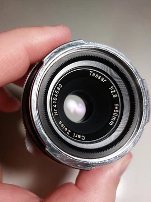 Zeiss Ikon Contarex Tessar 50mm 2.8 4164580 film tested - Bild 1 von 4
