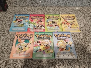 Pokemon Adventures Volumes 1-7 Paperback Books Series Set - CLEAN - Bild 1 von 5
