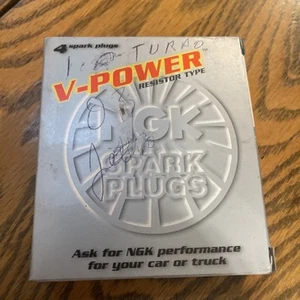 Spark Plug-V-Power NGK Resistor Type 6962 Vintage Brand New NOS Free Shipping - Bild 1 von 13