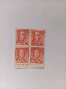 USA Postage 1/2 Cent Stamp Benjamin Franklin Near/Mint.4 Postages - Bild 1 von 3