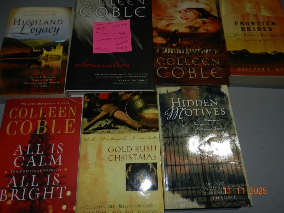 Lot#32 of x7 Colleen Coble Books- Paperback Fiction Mystery Romance  2HB - Image 1 of 4