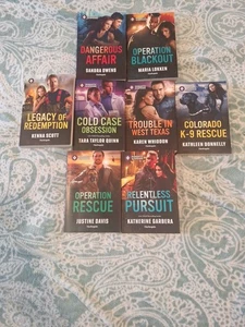 2025 HARLEQUIN Romantic Suspense book lot of 8  - Imagen 1 de 2