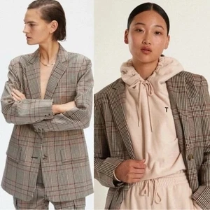 NWT-THAKOON CLASSIC PLAID BLAZER SIZE:2 RET$495 SOLD OUT ON LINE! STUNNING! - Picture 1 of 8