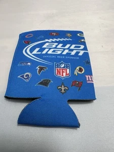 (6) Bud Light NFL Can or Bottle Koozie Official Beer Blue Note Washington Logo - Picture 1 of 1