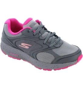 Skechers Go Run Consistent Vivid Horizon Damen-Sneaker (Größe 7,5) grau pink - Bild 1 von 12