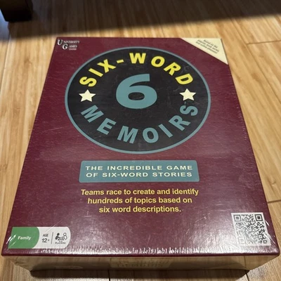 Six Word Memoirs University Game - Image 1 of 2