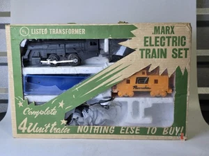 Vintage 1960's Marx Electric Train Set 4209 w/ Original Box - Picture 1 of 5