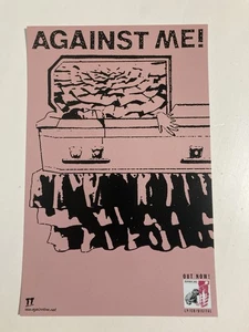 Shape Shift with Me Against Me Promo Poster Rare - Bild 1 von 3