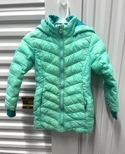 Chaqueta Spyder Para Mujer XS Atemporal Con Capucha Relleno Puffer Bolsillos Azulados Invierno - Imagen 1 de 7