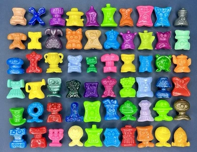 Classic GoGos Crazy Bones Things Complete Mixed Set of 60 Figures Rare Vintage - Image 1 of 4