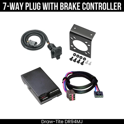 Control de freno de cableado de 7 vías DrawTite para 99-04 Ford F-250 350 450 550 Super Duty Foto 1 de 4