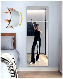 Wall Mirror Full Length Mirror for Bedroom Full Body,Shatterproof Mirror for ... - Picture 1 of 9