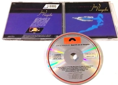 THE BEST OF JON & VANGELIS COMPILATION CD 1984 POLYDOR USA GERMANY 821-929-2 - Image 1 of 3