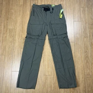 Boy Scouts of America Pants Women Small Green Uniform Switchback Unhem NWT - Picture 1 of 12