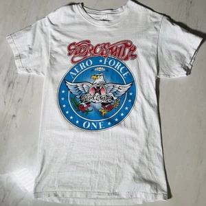 T-shirt donna Aerosmith - piccola bianca - Aero Force One - Foto 1 di 8