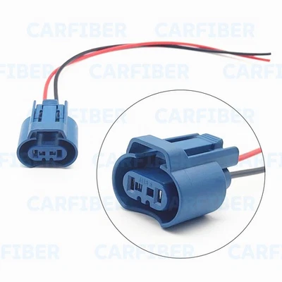 2-Way Headlight High Beam Pigtail Connector Harness Fits Honda Civic 2006-2023 - Image 1 of 4