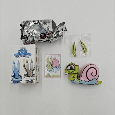 The Loyal Subjects Joe Ledbetter Snail Bunny JLED Chaos Bunnies Minis 4" Art Toy - Image 1 of 4