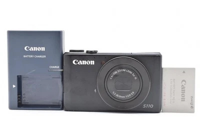 Canon PowerShot S110 Black 12.1MP Digital Compact Camera [Exc+++] #A - Image 1 of 4