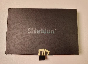 SHIELDON Echtleder RFID blockierendes magnetisches Kartenetui mit 6 Kartenfächern BU - Bild 1 von 6