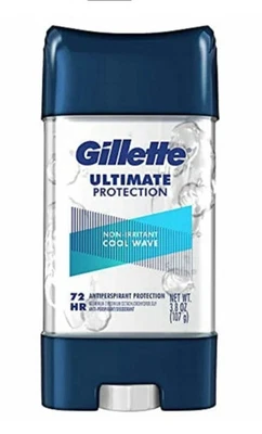 Gillette Gel Deodorant Men Ultimate Protection 6-in-1 Antiperspirant 3.8 oz - Image 1 of 3