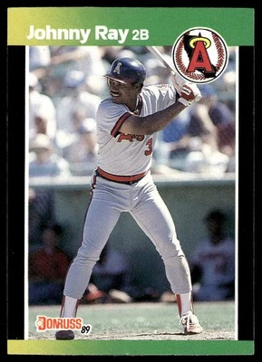 1989 Donruss Baseball's Best #195  Johnny Ray   California Angels - Image 1 of 2