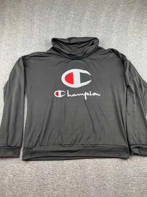 Черный свитер с водолазкой Champion для мальчиков размер XL - Изображение 1 из 4