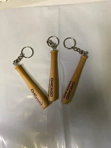 Chicago White Sox MLB 4" Mini Bat Keychain Set Of 3 - Picture 1 of 1