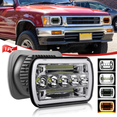For Toyota 1982-1995 Pickup Truck 4Runner 5x7" 7x6" LED Headlight Hi-Lo Beam DRL - Image 1 of 4
