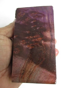 Maple Burl Stabilized Blank- 1 3/8 x 2 1/4 x 4 1/4" - stabilized box mod - 5786 - Picture 1 of 4