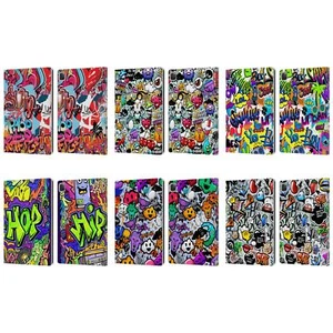OFFICIAL MARK ASHKENAZI GRAFFITI LEATHER BOOK WALLET CASE COVER FOR APPLE iPAD - Picture 1 of 12
