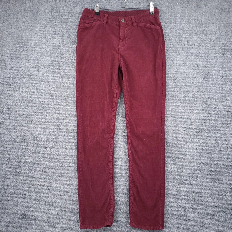 Pantalones Brooks Brothers Niños 14 Rojo Pana Chino Recto Frente Plano Vellón Foto 1 de 4
