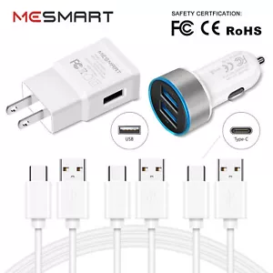 White Wall Plug Car Charger USB C Cable Cord For Samsung Galaxy Z Fold Filp 6 5 - Picture 1 of 20
